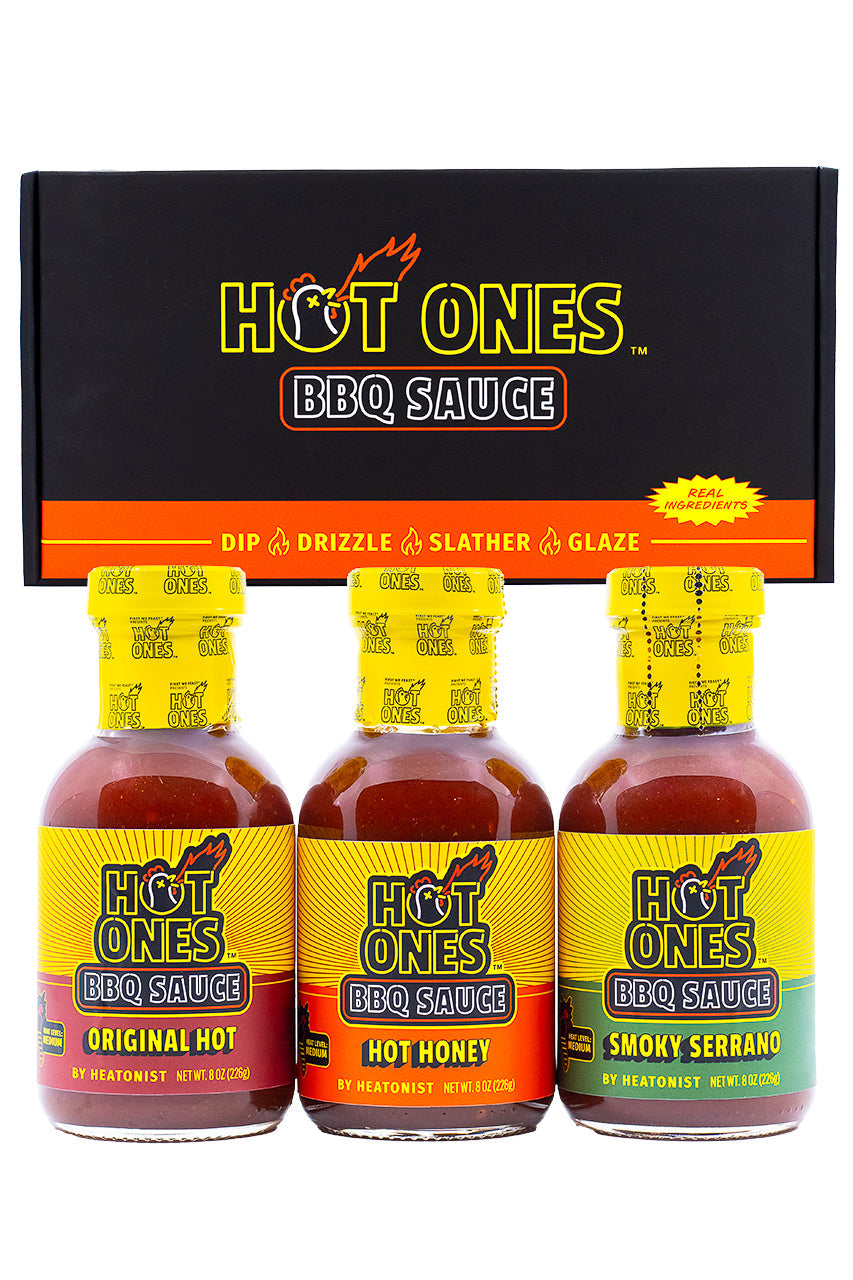 Hot Ones BBQ Trio Pack (Original / Hot Honey / Smoked Serrano)